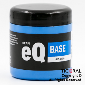 BASE ACRILICA EQ 412 AZUL CIELO 200 CC X 3 UNIDADES